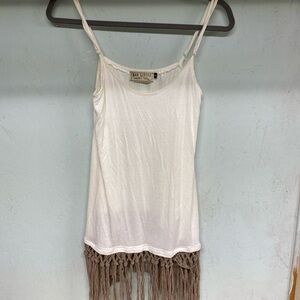 Bad Little Country Girl tank with fringe